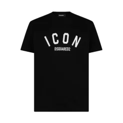 T-Shirts<Dsquared2 Bomuld T-shirt Sort