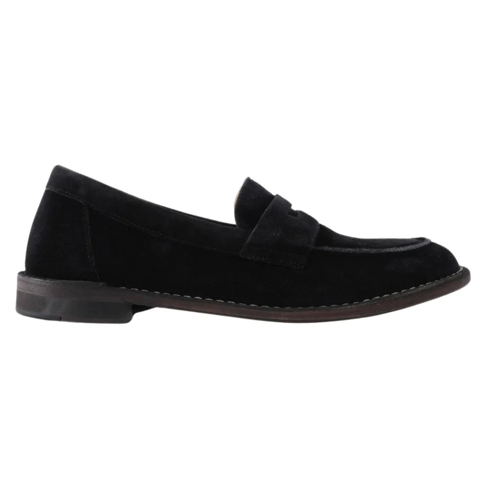 Loafers^ASTORFLEX Buffalo Læder Loafer Sort