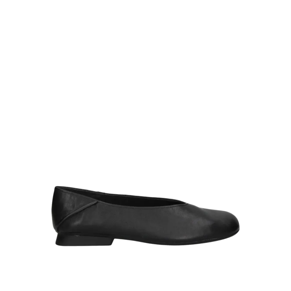 Ballerina Sko<Camper Casual Læder Ballet Flats Sort