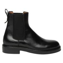 Chelsea Boots<Elia Maurizi Chelsea støvle med tredobbelt lædersål Sort