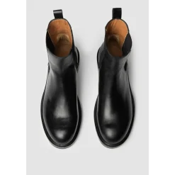 Chelsea Boots<Elia Maurizi Chelsea støvle med tredobbelt lædersål Sort
