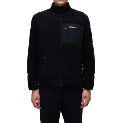 Fleece<Napapijri Ekspedition Fleece Lynlås Jakke Sort