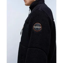 Fleece<Napapijri Ekspedition Fleece Lynlås Jakke Sort
