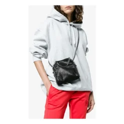 Håndtasker<Stella McCartney Faux-Læder Kæde-Link Håndtaske Sort