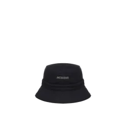 Huer & Kasketter<Jacquemus fiskerhat med bue Sort
