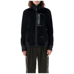 Fleece^And Wander Fleecejakke Overbeklædning AW24 Sort