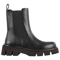 Chelsea Boots^Paloma Barceló Hammeret Læder Ankelstøvle Sort