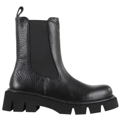 Chelsea Boots^Paloma Barceló Hammeret Læder Ankelstøvle Sort