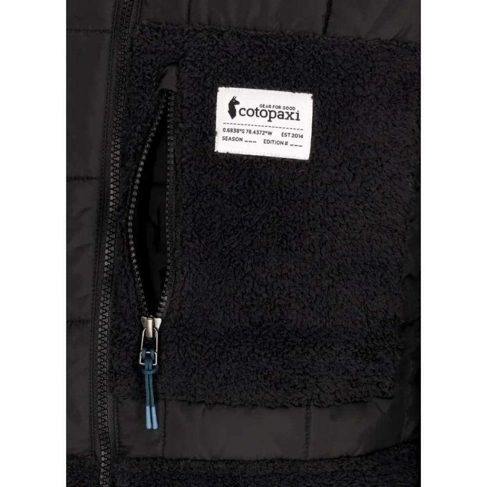 Fleece<Cotopaxi Hybrid Hættetrøje med Sherpa Isolering Sort