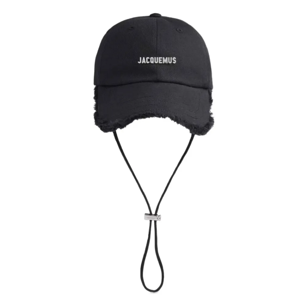 Huer, Kasketter & Hatte<Jacquemus Justerbar Strop Buet Top Hat Sort