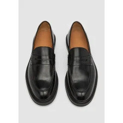 Loafers<Elia Maurizi Kalveskind Loafer Sort