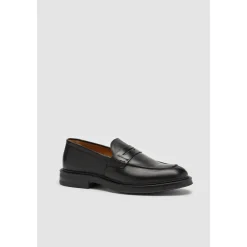 Loafers<Elia Maurizi Kalveskind Loafer Sort