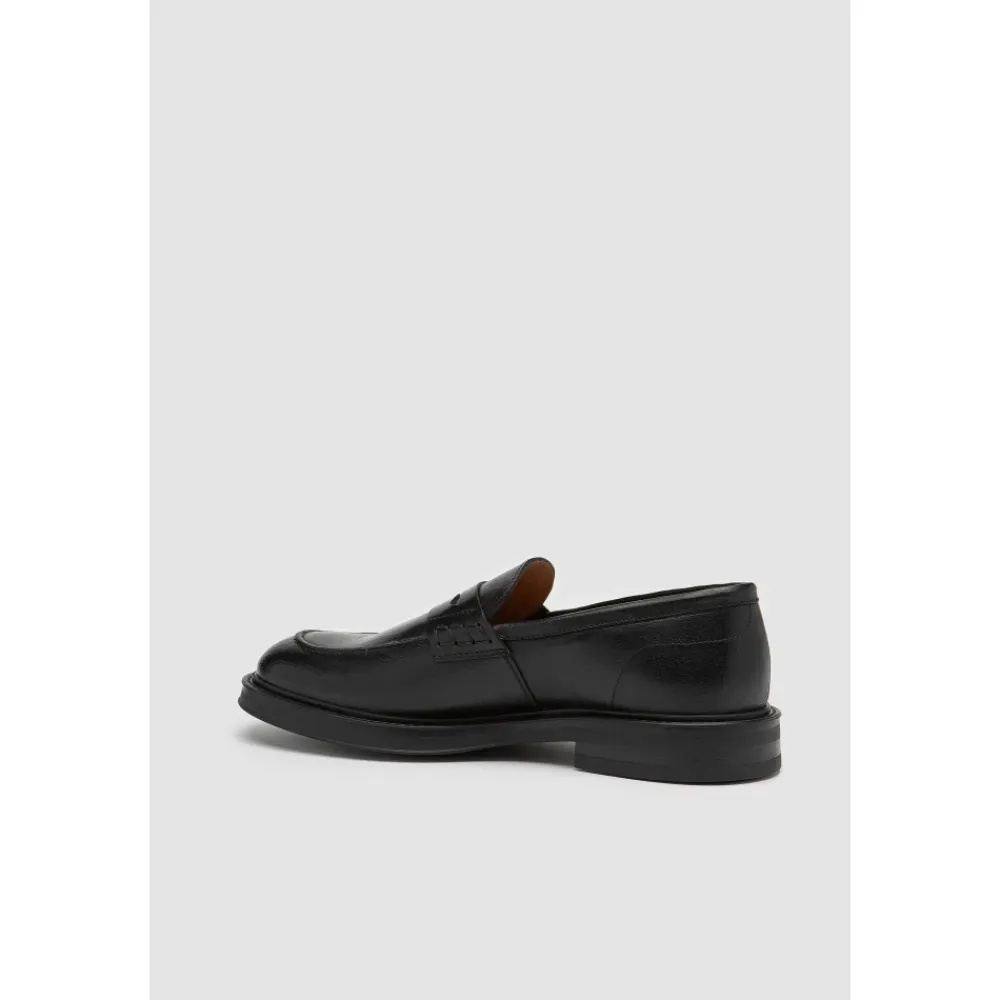 Loafers<Elia Maurizi Kalveskind Loafer Sort