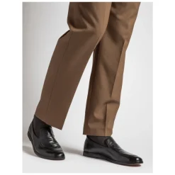 Loafers<Elia Maurizi Kalveskind Loafer Letvægtsstruktur Sort
