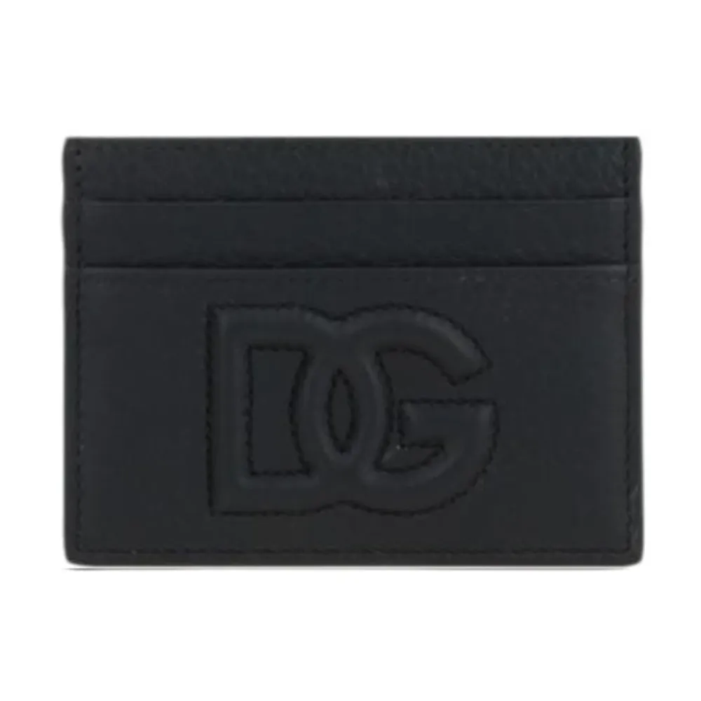 Punge & Kortholder^Dolce & Gabbana Kortholder med DG Logo Sort