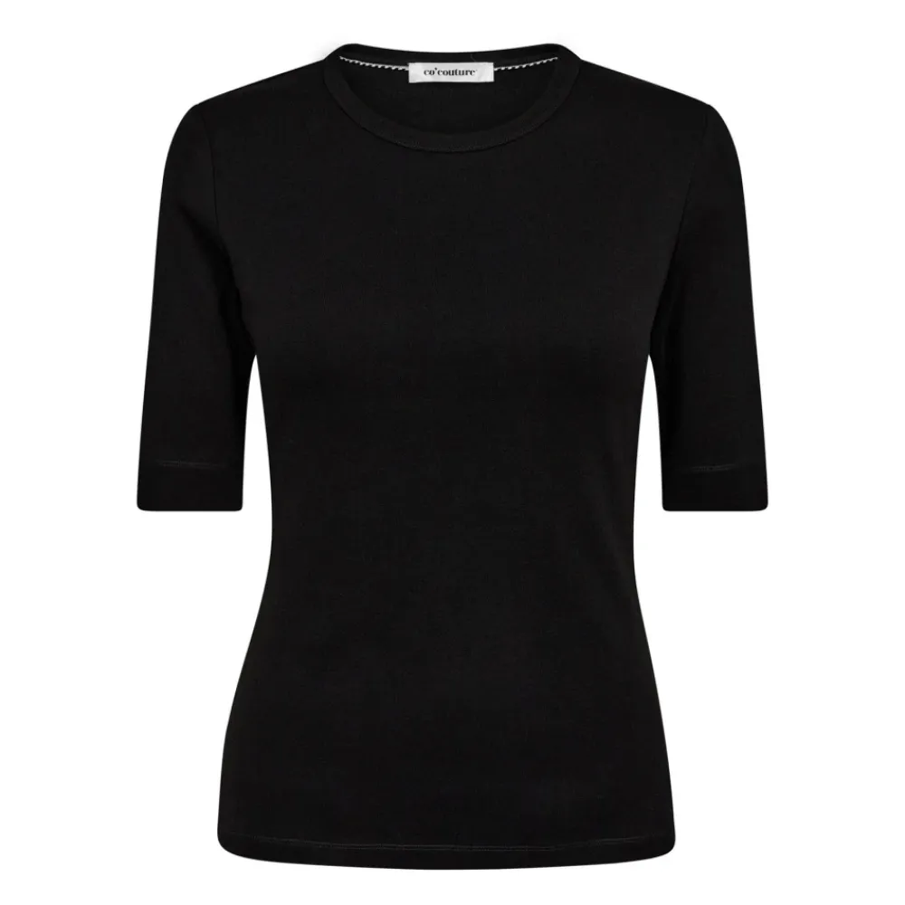 T-Shirts^Co'Couture kortærmet t-shirt Top 96 Sort