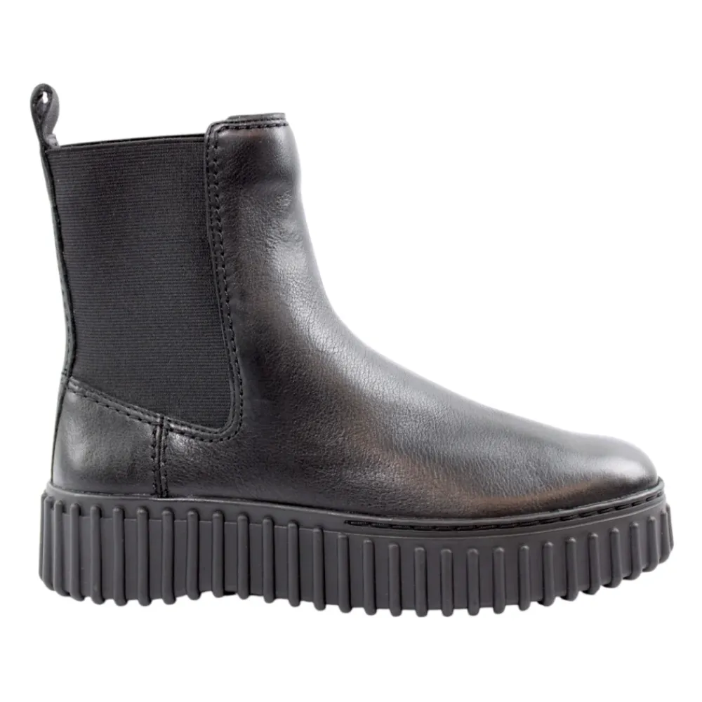 Chelsea Boots^Clarks LÆDER Sort