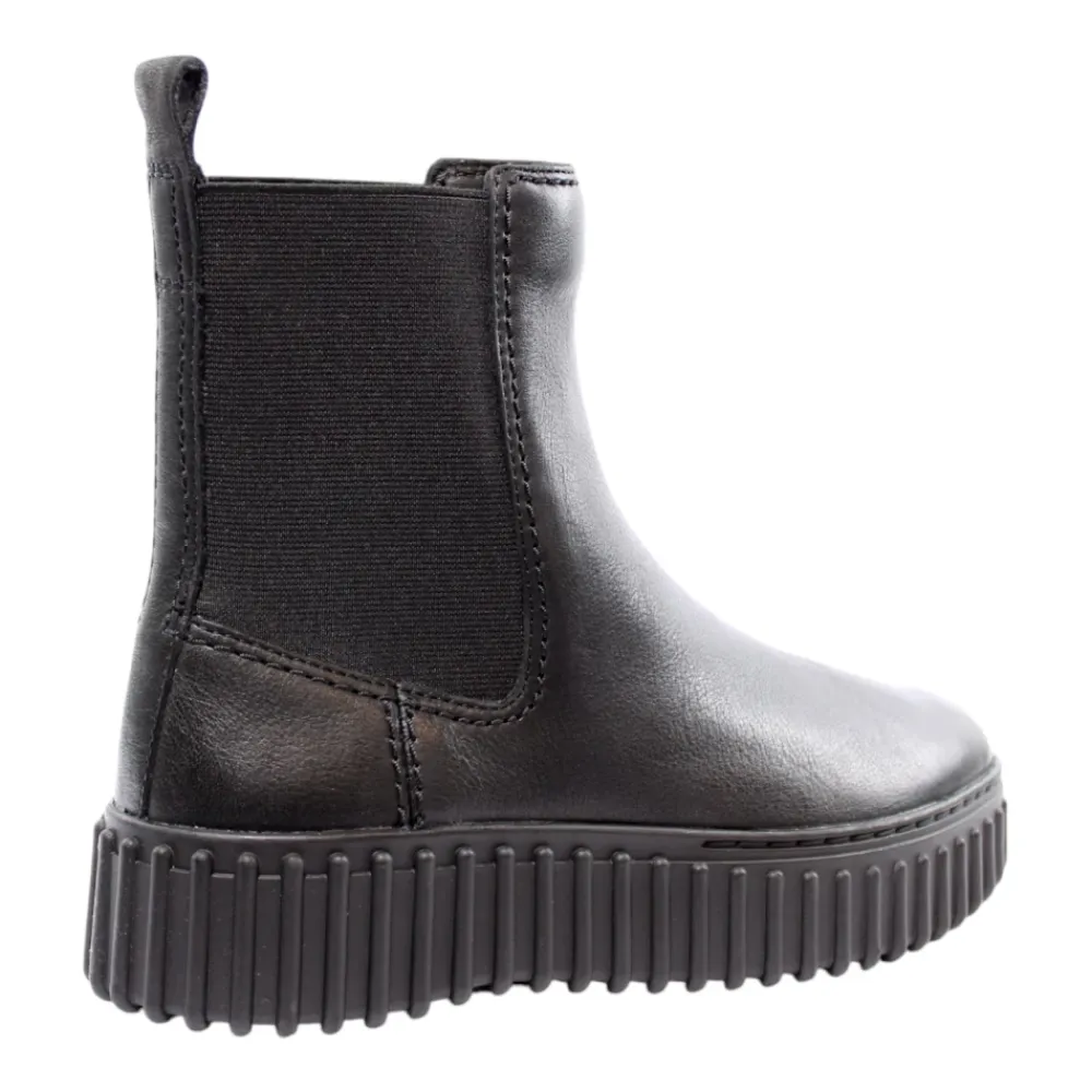 Chelsea Boots^Clarks LÆDER Sort