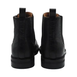 Chelsea Boots^Ralph Lauren Læder Ankelstøvle Sort