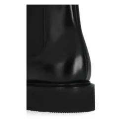 Chelsea Boots<Church's Læder Ankelstøvler med Elastikbånd Sort
