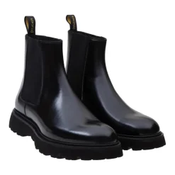 Chelsea Boots^Doucal's Læder Ankelstøvler Slip-On Sort