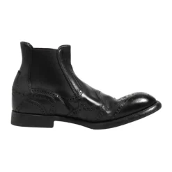 Chelsea Boots<Dolce & Gabbana læder ankelstøvler slip on Sort
