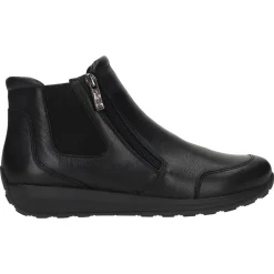 Chelsea Boots^ara Læder Dame Ankelstøvle Sort