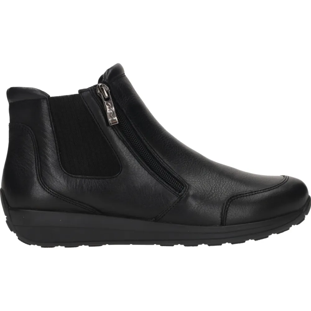 Chelsea Boots^ara Læder Dame Ankelstøvle Sort