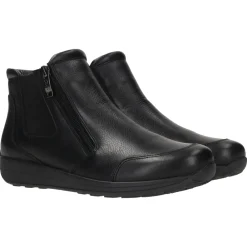 Chelsea Boots^ara Læder Dame Ankelstøvle Sort