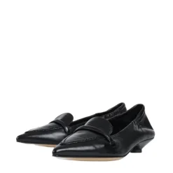 Pumps^Pomme D'or læder Decolleté sko Sort