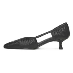Pumps|Stiletter^Bibi Lou Læder Hæle Pumps V-Hals Stil Sort