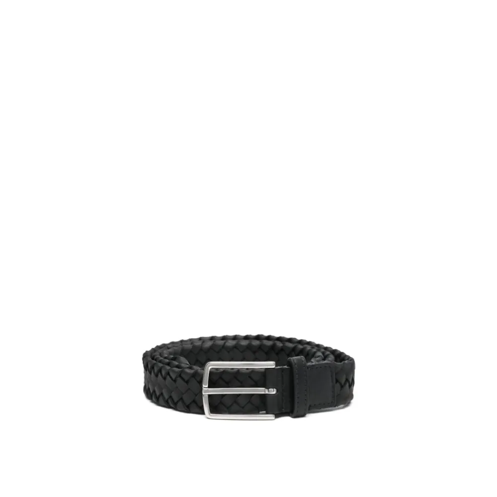 Bælter^Bottega Veneta Læder Intrecciato Bælte Sort