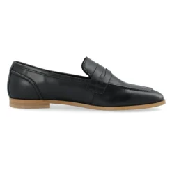 Loafers<Cashott Læder Penny Loafer til Kvinder Sort