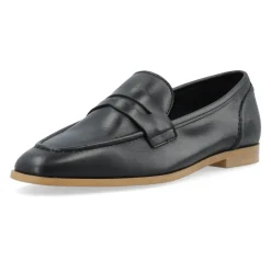 Loafers<Cashott Læder Penny Loafer til Kvinder Sort