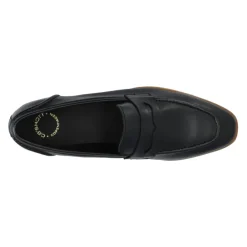 Loafers<Cashott Læder Penny Loafer til Kvinder Sort