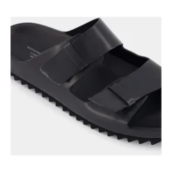 Sandaler^Officine Creative læder slides Sort