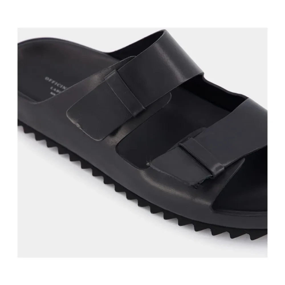 Sandaler^Officine Creative læder slides Sort