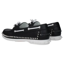 Sejlersko^Christian Louboutin læder Slip-On Loafers med nitter Sort