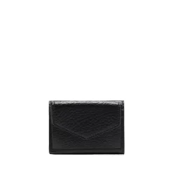 Punge & Kortholder<Maison Margiela læder Tri-fold Kortholder Pung Sort