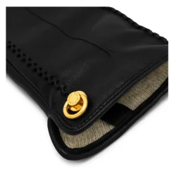 Handsker^Gianni Chiarini Læder Uldforede Handsker Sort