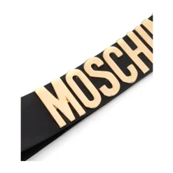 Bælter^Moschino Læderbælte Sort