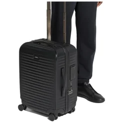 Kufferter^Zegna Letvægts Trolley Taske Sort