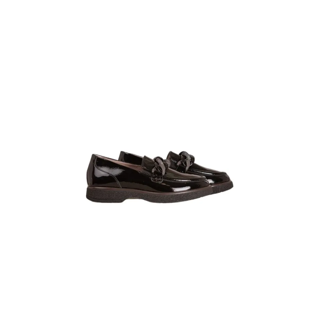 Loafers<DL Sport Loafer med Kædedetalje Sort