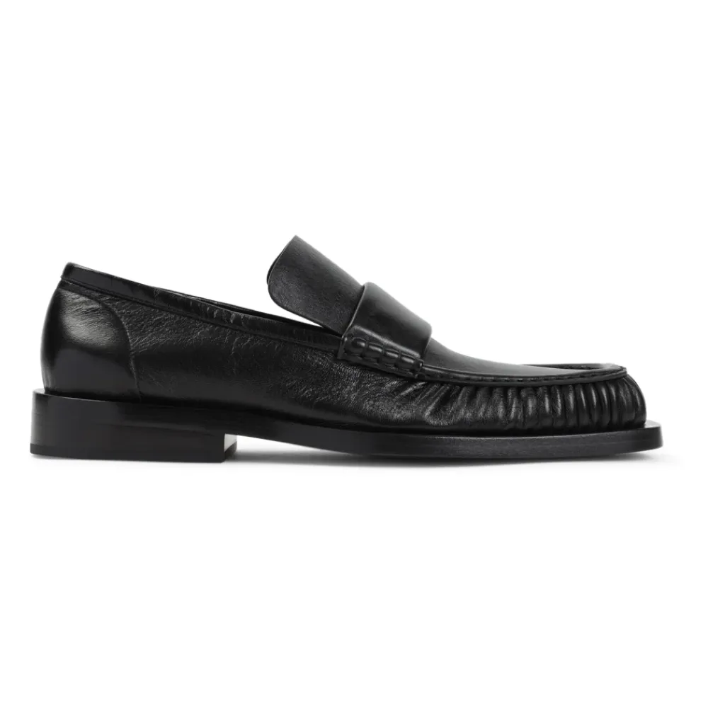 Loafers<Jil Sander Loafer Sko Luksus Læder Sort