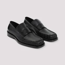 Loafers<Jil Sander Loafer Sko Luksus Læder Sort