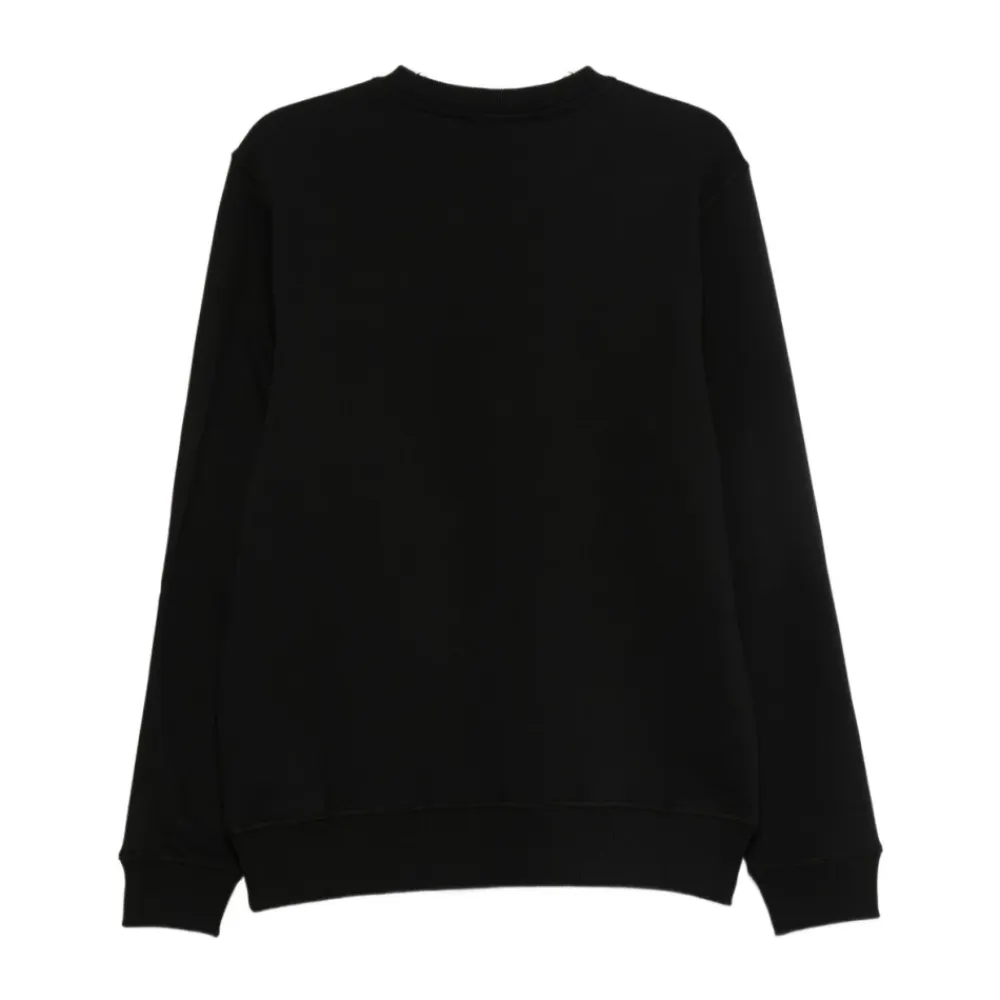 Sweatshirts^PS By Paul Smith Logo Bomuld Sweatshirt Sweaters Sort