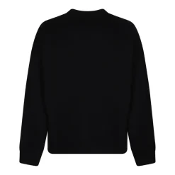 Trøjer|Sweatshirts<Golden Goose Logo Print Sweatshirt Sort