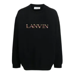 Sweatshirts<Lanvin Logo Sweatshirt AW23 Sort
