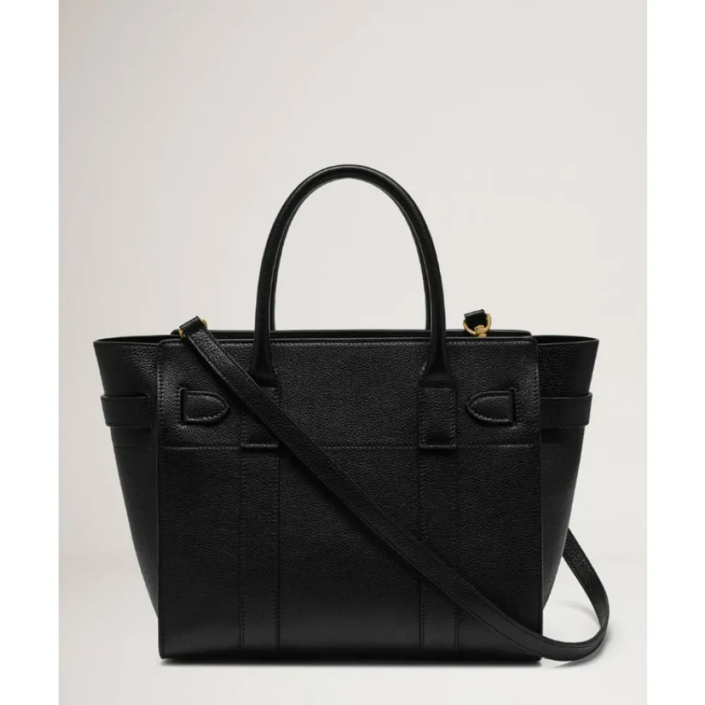 Indkøbstasker^Mulberry lynlås Bayswater taske Sort