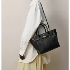 Indkøbstasker^Mulberry lynlås Bayswater taske Sort